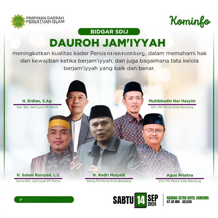 Dauroh Jamiyyah SDIJ PD PERSIS Kabupaten Sijunjung